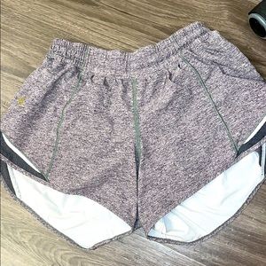 grey lululemon shorts